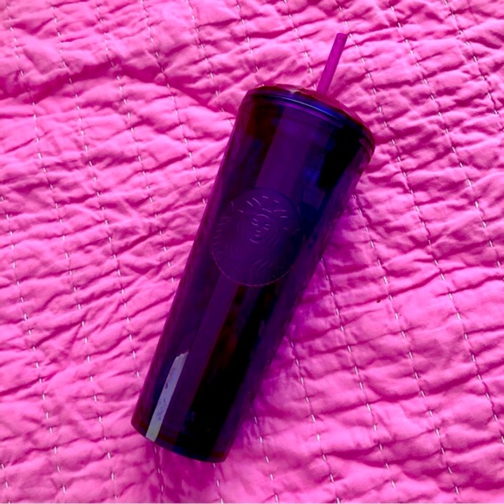 NWT 24oz Purple Dome Starbucks Cold Cup Tumbler